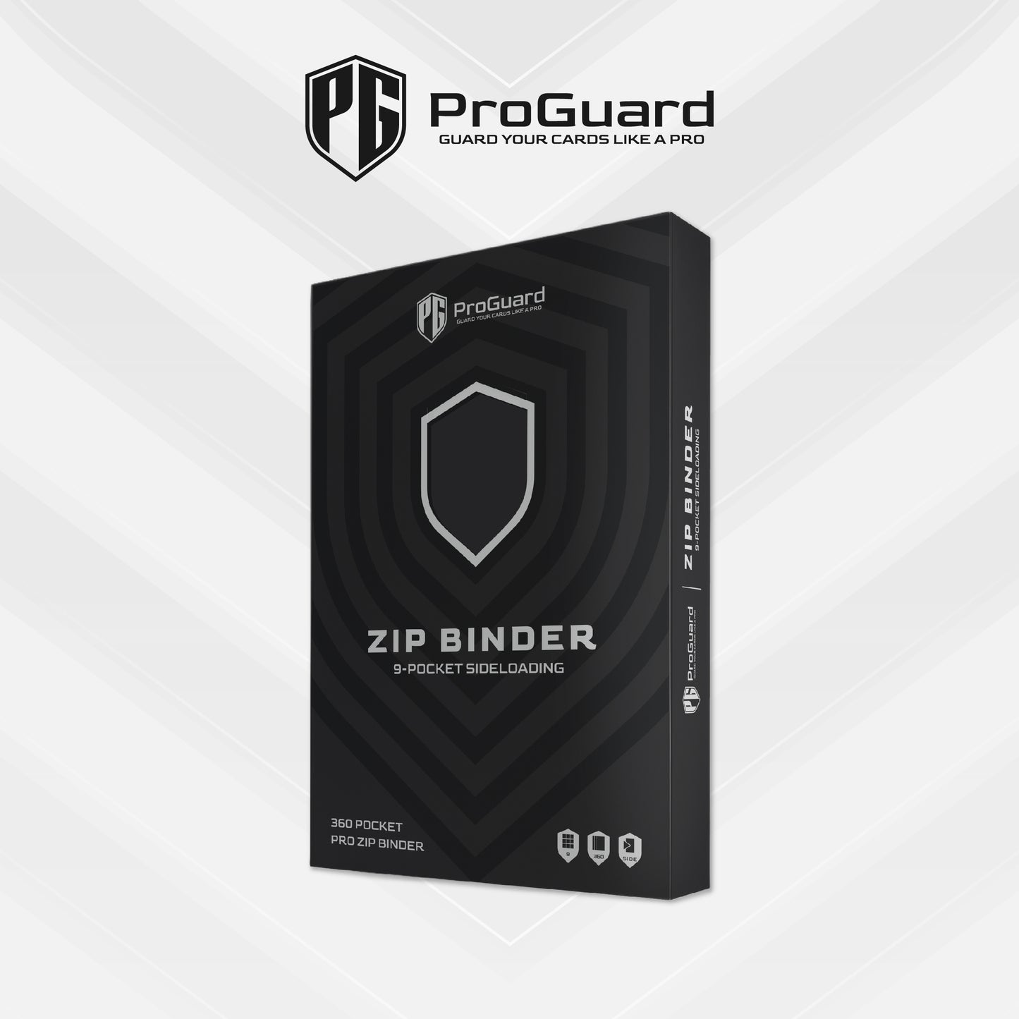 ProGuard 9 Pocket Black Zip Binder