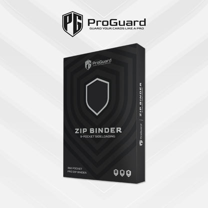 ProGuard 9 Pocket Black Zip Binder