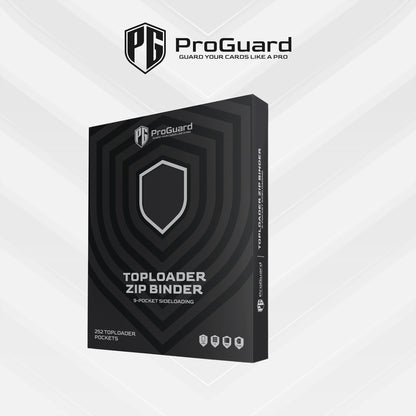 Black - ProGuard 9 Pocket Toploader Trading Card Binder
