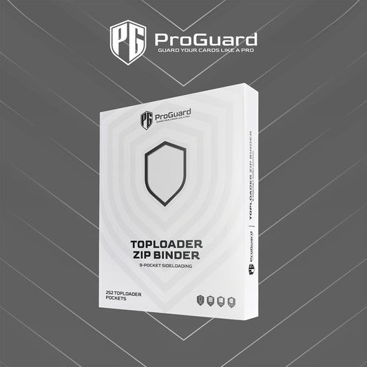 White - ProGuard 9 Pocket Toploader Trading Card Binder